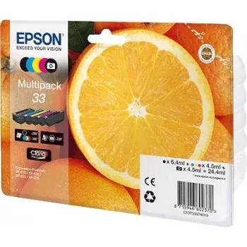 Wkład Epson Ink C13T33374011/33 Multipack BK PBK C M Y