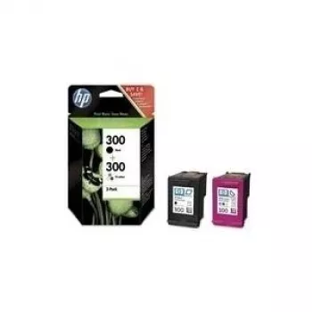 HP 300 zestaw atramentów czarny/trójkolorowy Blister