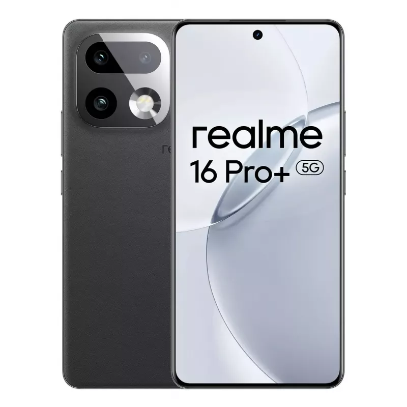 Smartfon REALME realme 16 Pro+ — 6,8 cala (17,3 cm) 1280×2800, Snapdragon 7 Gen 4, 12 GB RAM, 512 GB, potrójny aparat 200 MP, 7000 mAh, szary