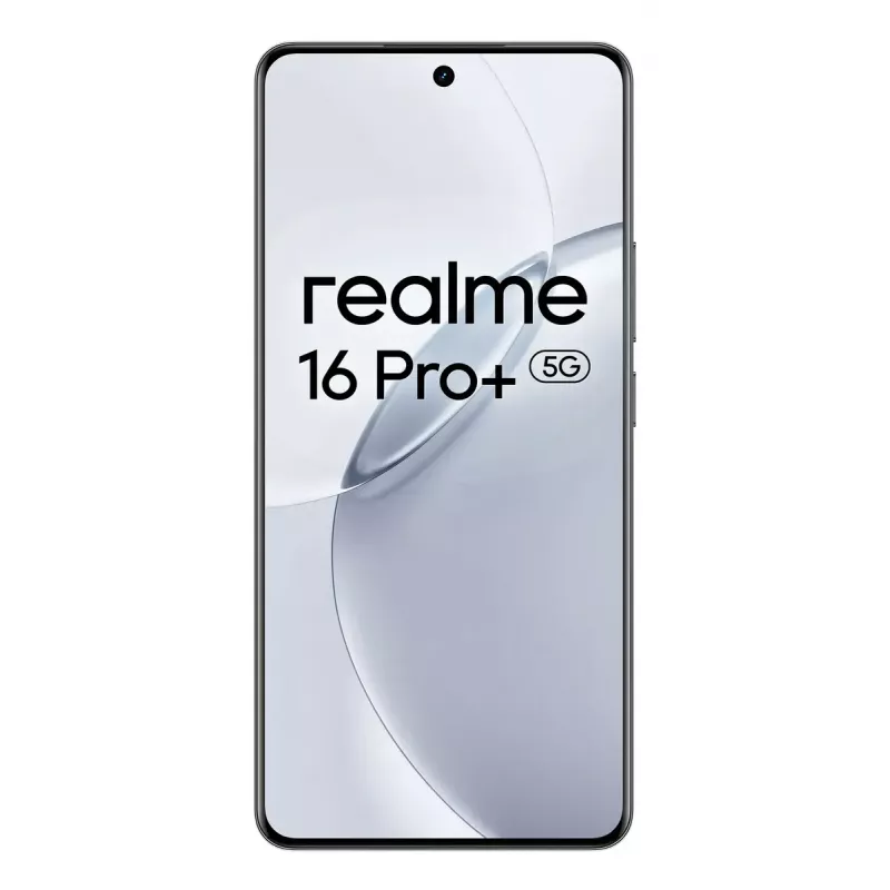 Smartfon REALME realme 16 Pro+ — 6,8 cala (17,3 cm) 1280×2800, Snapdragon 7 Gen 4, 12 GB RAM, 512 GB, potrójny aparat 200 MP, 7000 mAh, szary
