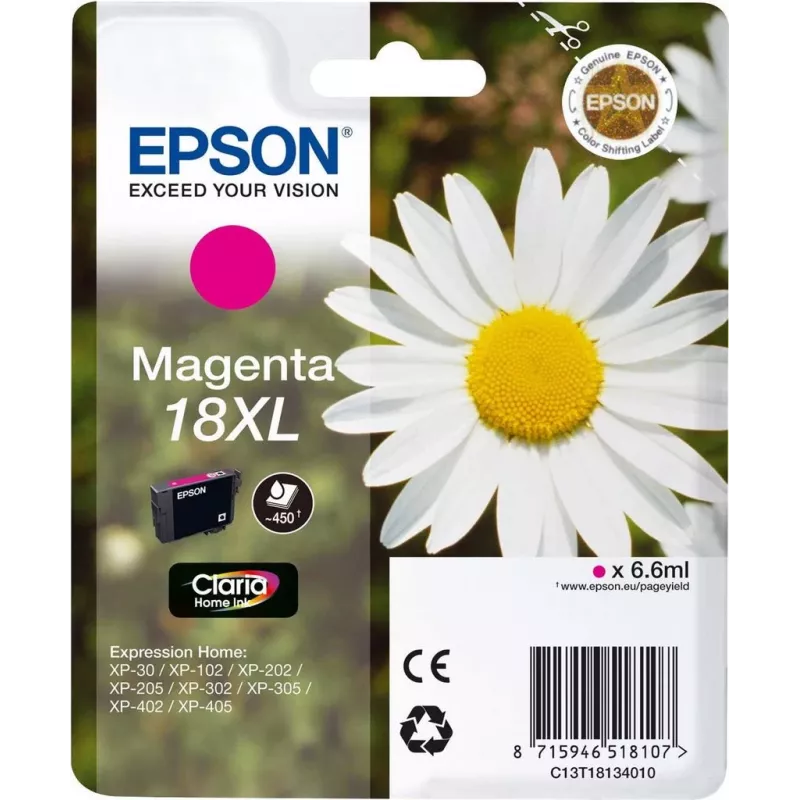 Epson C13T18134010 Materiały eksploatacyjne do drukarek magenta