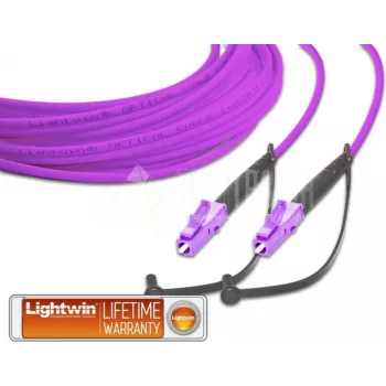 Lightwin wysokiej jakości simplex kabel krosowy LWL, MM OM4, LC - LC kabel krosowy LWL (LSP-50 LC-LC 2.0 OM4)