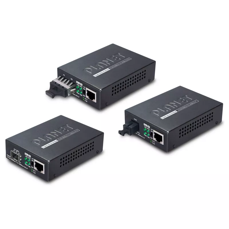 Planet GT-806B15 - Konwerter mediów - GigE - 10Base-T, 1000Base-LX, 100Base-TX, 1000Base-T - RJ-45 /