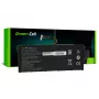 Bateria do laptopa zielony Cell do ASUS A555 F555 K555 R556 X555, LiPo 4000 mAh, 7,6 V, 4 ogniwa, czarna