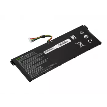 Bateria do laptopa zielony Cell do ASUS A555 F555 K555 R556 X555, LiPo 4000 mAh, 7,6 V, 4 ogniwa, czarna
