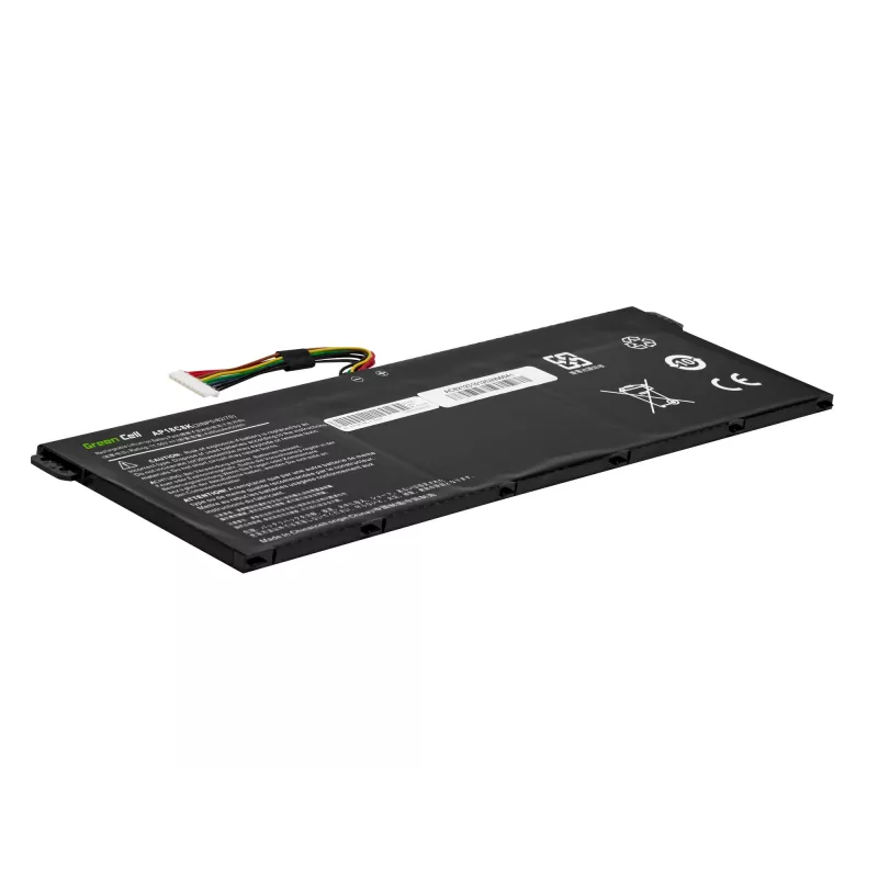 Bateria do laptopa zielony Cell do ASUS A555 F555 K555 R556 X555, LiPo 4000 mAh, 7,6 V, 4 ogniwa, czarna