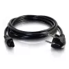 C2G 2m europejski kabel zasilający do laptopa CEE 7/7 na IEC 60320 C5 250V 3A