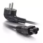 C2G 2m europejski kabel zasilający do laptopa CEE 7/7 na IEC 60320 C5 250V 3A
