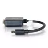 Adapter C2G Mini DisplayPort na DVI 20 cm Thunderbolt na DVI-D Czarny