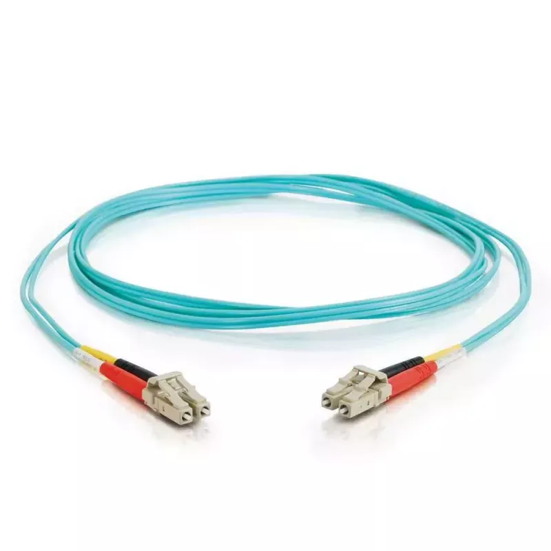 Kabel InfiniBand/światłowodowy C2G 10 m LC OFNR Turkusowy 50 µm Pełny dupleks