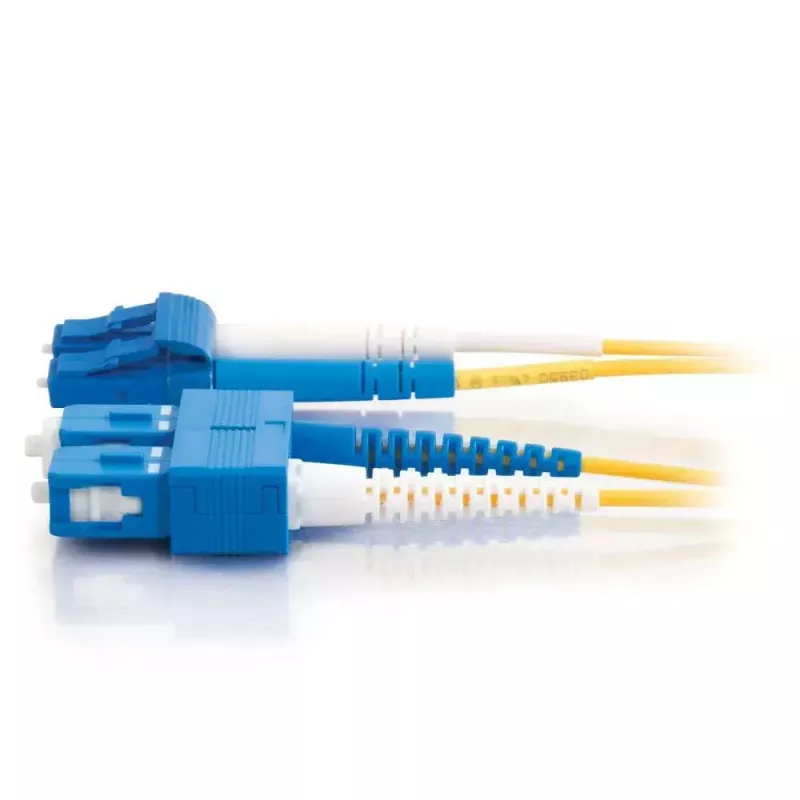C2G InfiniBand/kabel światłowodowy 2 m LC SC OFNR żółty