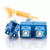 C2G InfiniBand/kabel światłowodowy 2 m LC SC OFNR żółty