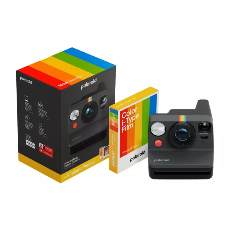 Polaroid Now Bundle Aparat Natychmiastowy Gen. 3 (zestaw startowy) Czarny