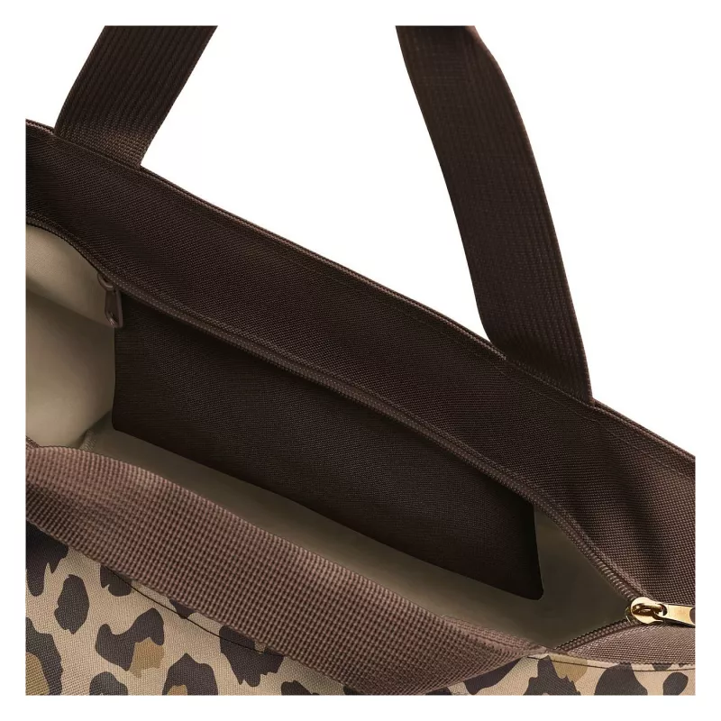 reisenthel Shopping Bag shopper M LEO MACCHIATO Włókno syntetyczne brązowy ZS6048 (ZS6048)