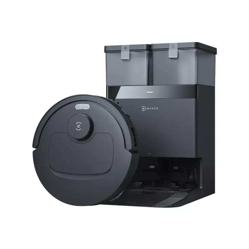 Robot sprzątający Ecovacs Deebot T30C Gen 2 z pojemnikiem na kurz 0,26 l, akumulatorem Li‑Ion 12 V, czasem pracy 180 min, czarny