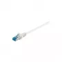 Wentronic Goobay CAT 6a kabel krosowy, S/FTP (PiMF), biały, 3 m - LSZH bezhalogenowy, miedź (93790)