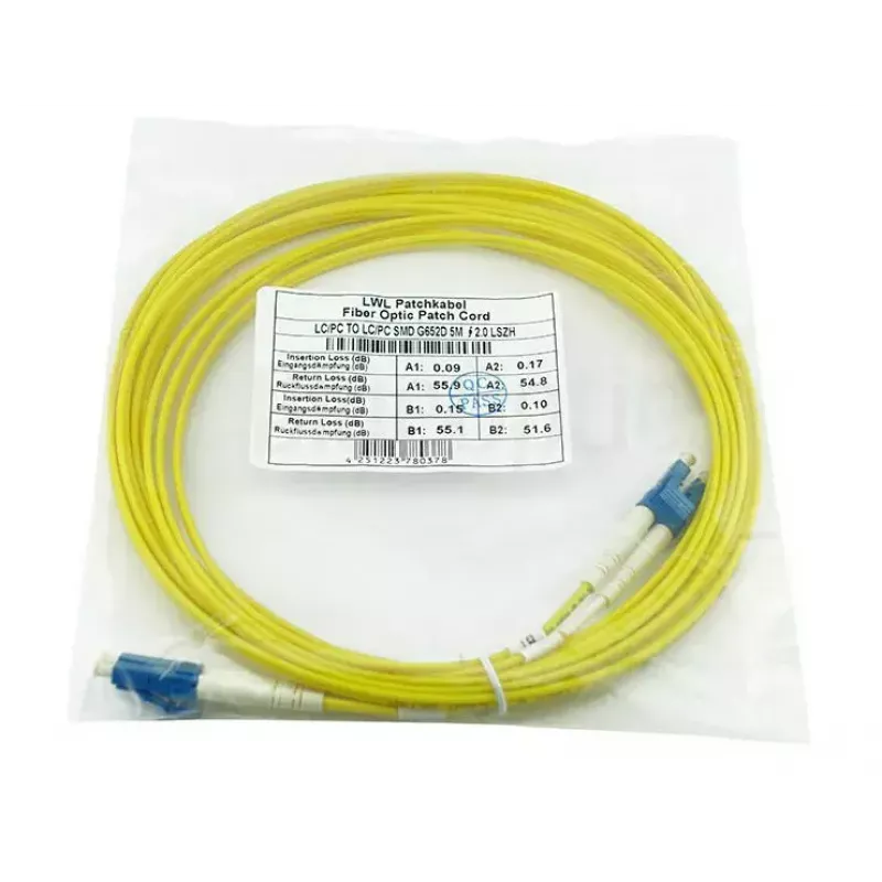 BlueOptics CAB-SMF-LC-LC-5-BO InfiniBand kabel światłowodowy 5 m LC/APC