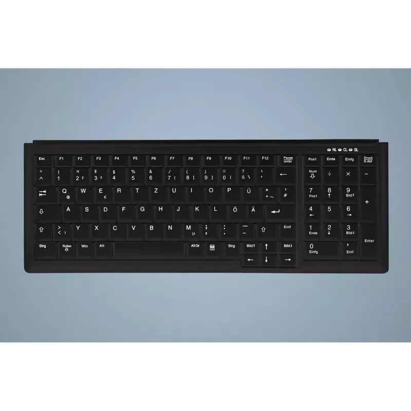 Klawiatura Active Key AK-7000 uniwersalna USB QWERTY US International czarna