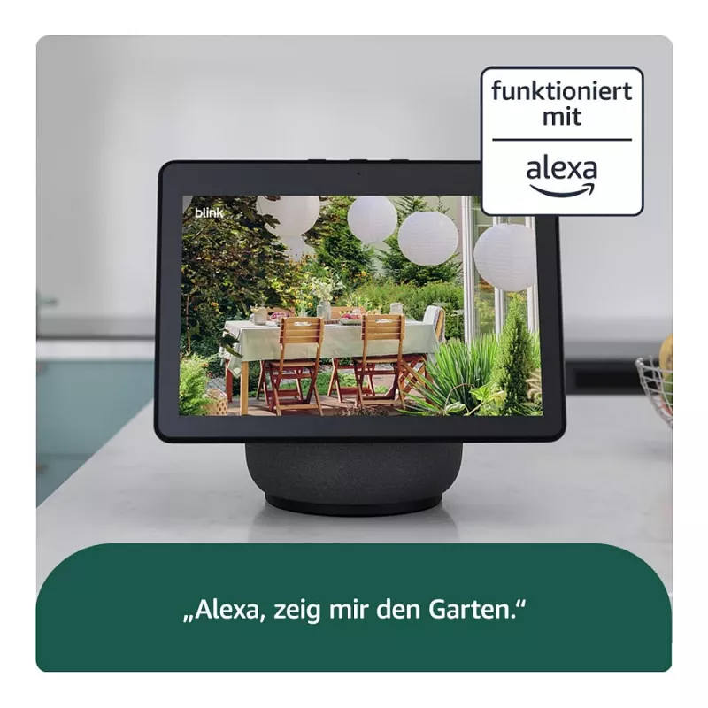 AMAZON (RING) Blink Outdoor 4 - sieciowa kamera monitorująca - do użytku zewnętrznego i wewnętrznego - odporna na warunki atmosferyczne - kolor (dzień/noc) - 1080p - audio - bezprzewodowa - Wi-Fi (B0B1N5RL1Q)