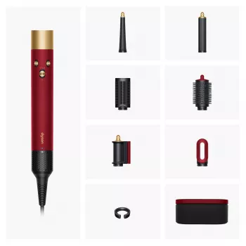 Airwrap i.d. Straight + Wavy Limited Edition, Multistyler czerwony/złoty, Bluetooth