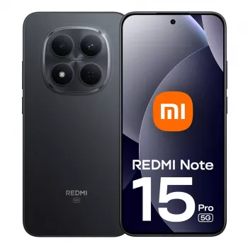 Smartfon Xiaomi Redmi Note 15 Pro 5G — MediaTek Dimensity 7400 Ultra, 8 GB RAM, 512 GB, 6,83 cala FHD+, 200 MP, 6580 mAh, Dual SIM, czarny
