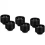 Thermal Grizzly DeltaMate Fitting ST16 Czarny — 6 szt. akcesorium do wyrównywania podkładek termicznych