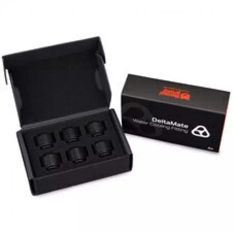 Thermal Grizzly DeltaMate Fitting ST16 Czarny — 6 szt. akcesorium do wyrównywania podkładek termicznych