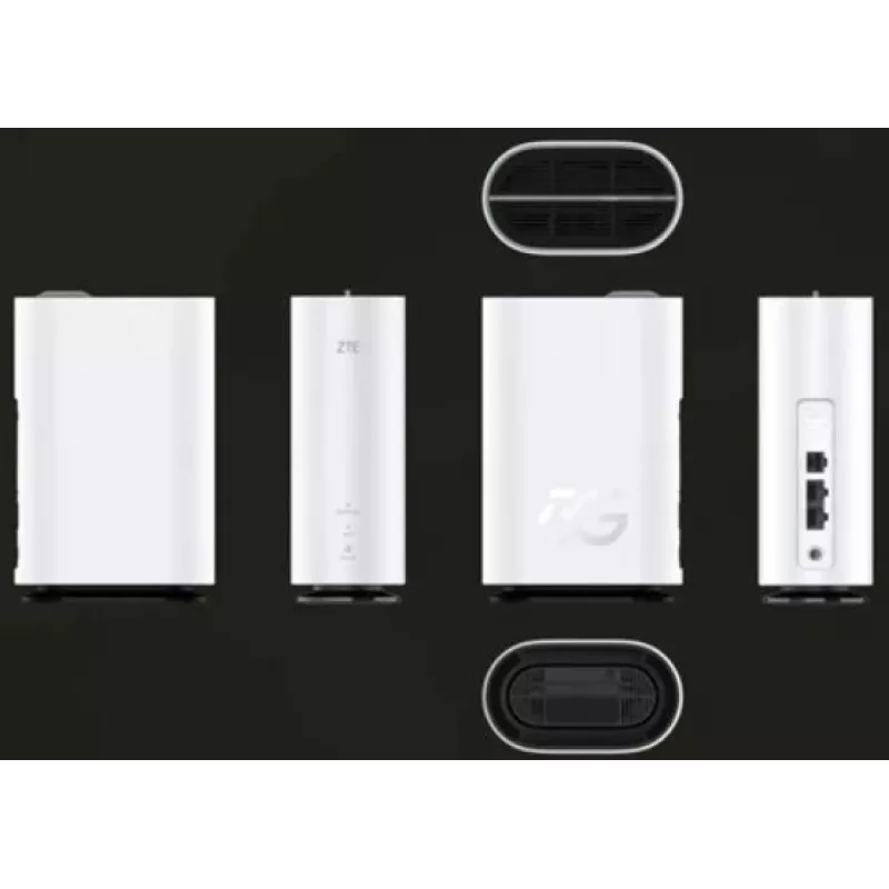 ZTE G5C - Gigabit Ethernet dwuzakresowy (2,4 GHz / 5 GHz) router bezprzewodowy Wi-Fi 6 4G/5G w kolorze białym