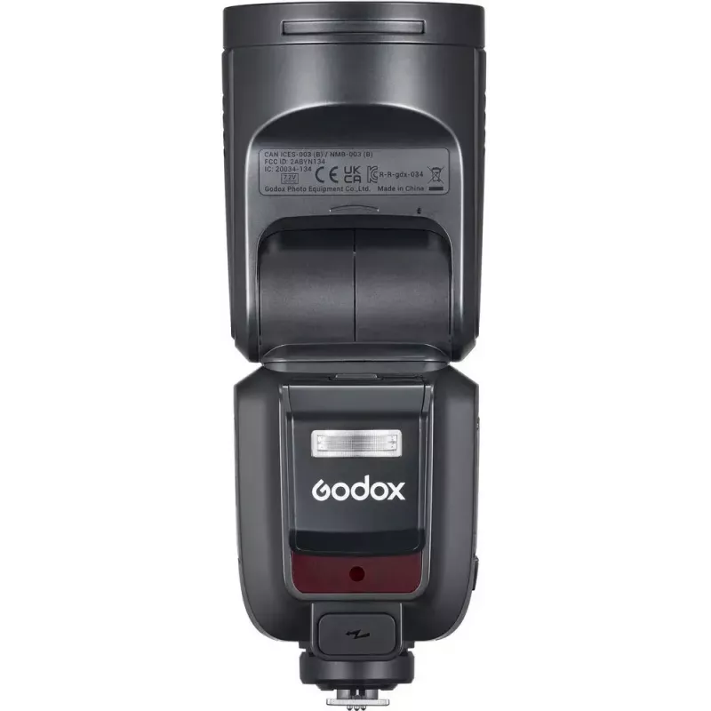 Lampa błyskowa Godox V100‑N do Nikona — przenośna lampa reporterska TTL z akumulatorem litowo-jonowym
