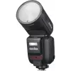 Lampa błyskowa Godox V100‑N do Nikona — przenośna lampa reporterska TTL z akumulatorem litowo-jonowym