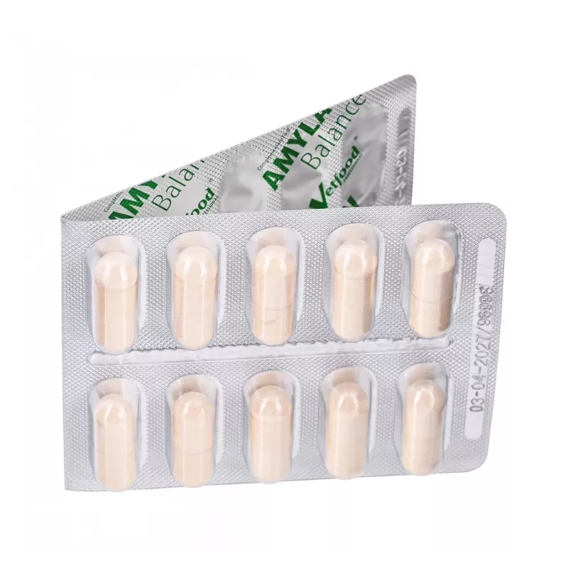 Vetfood Amylactiv Balance wsparcie trawienia dla psów i kotów 60 kapsułek