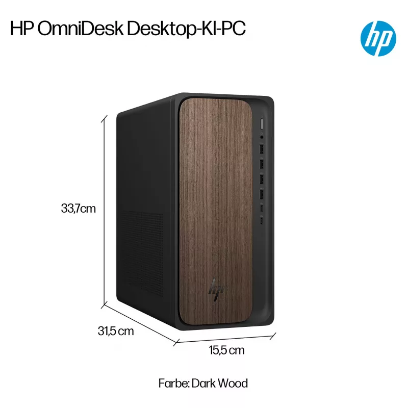 HPI OmniDesk AI M03-0073ng - Intel Core Ultra 7 265, 16 GB RAM, 512 GB SSD, Windows 11 Home