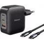 Intenso W100ACC+C520C czarny adapter USB-C® 100 W USB-A, USB-C® czarny (7810010)
