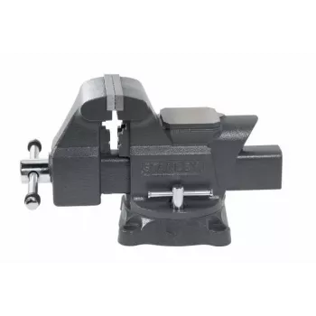 Imadło STANLEY 100 mm (4 cale) Heavy Duty — stacjonarne imadło metalowe do warsztatu