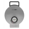 Gofrownica CLATRONIC HA 3833 — 1 gofr okrągły, 1200 W, płyty 20×20 cm, czarno-srebrna