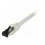 Kabel krosowy Synergy21 RJ45, CAT8.1 2000Mhz, 0,25m, biały, S-STP(S/FTP), TPE/LSZH(SuperFlex), AWG26,