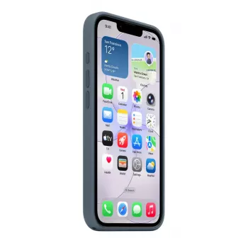 Silikonowe etui z MagSafe dla Apple iPhone 17e — Anchor niebieski, pokrowiec, pasuje do 6,1 cala (15,5 cm)