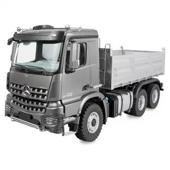 Amewi Mercedes Arocs Muldenkipper 6x6 1:14 RTR antracytowy, skala 1:14, napęd 6x6