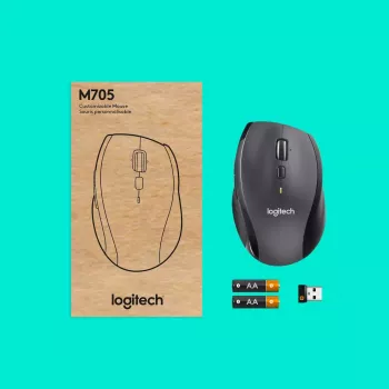 Mysz Logitech Marathon M705 Bezprzewodowa USB Czarna
