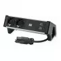 Moduł zasilania Bachmann DESK2 z 2 gniazdami CEE7/3 i USB, USB C/C 100 W, GST18 0,2 m, czarny