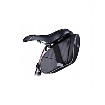 Torba podsiodłowa Motus Under-Saddle Bag Czarny — kompaktowy schowek pod siodło rowerowe