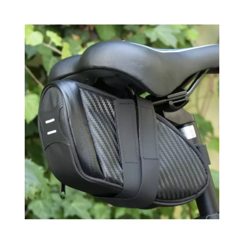 Torba podsiodłowa Motus Under-Saddle Bag Czarny — kompaktowy schowek pod siodło rowerowe
