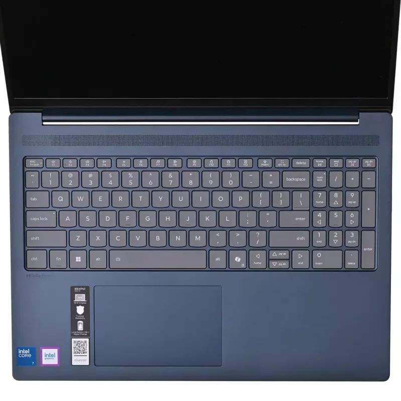 Laptop Lenovo cienki-5-16IRH10R — Intel Core 7 240H, 16 cali WUXGA IPS dotykowy, 16 GB RAM, 1 TB SSD, Windows 11, Cosmic niebieski