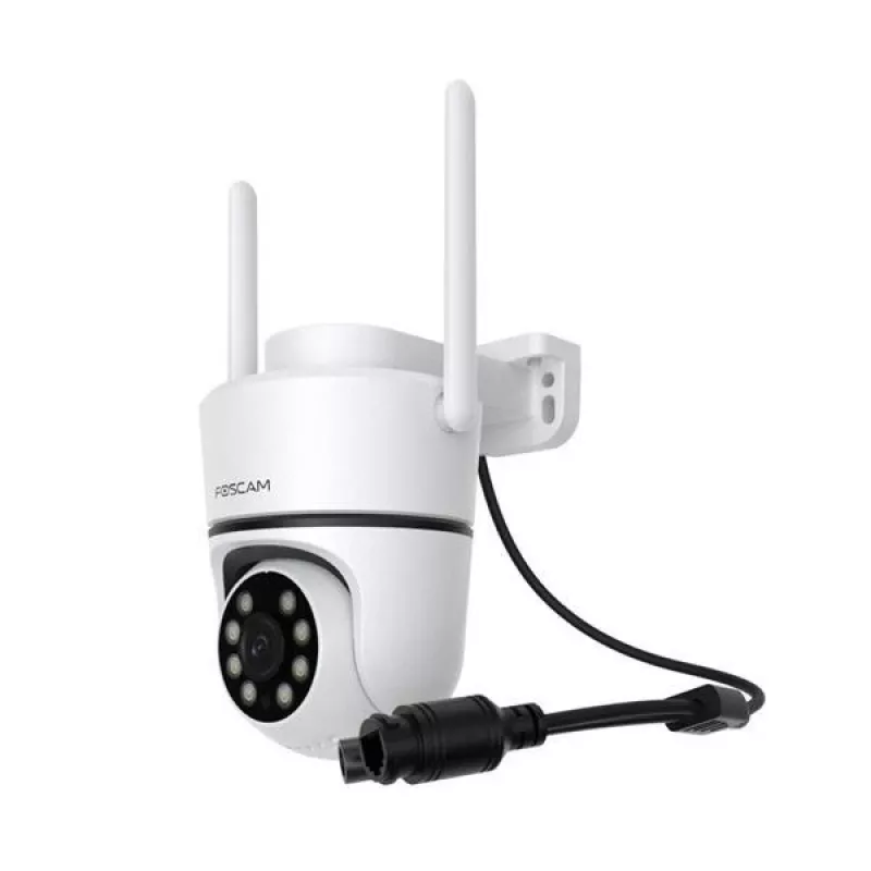 Kamera IP Foscam PD5 5MP biała — sieciowy monitoring zewnętrzny/wewnętrzny, rozdzielczość 5 MP