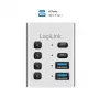 Hub USB 3.2 Gen1, 4 porty, USB-A/C, przełącznik on/off