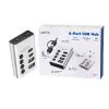 Hub USB 3.2 Gen1, 4 porty, USB-A/C, przełącznik on/off