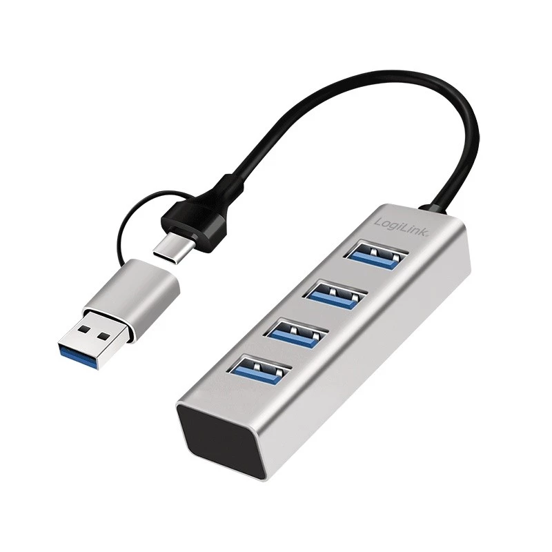 Hub USB3.0 4-porty USB-A 5Gbit/s
