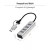 Hub USB3.0 4-porty USB-A 5Gbit/s