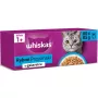 Saszetki z mokrą karmą dla kota Whiskas Rybne przysmaki w galaretce 80 x 85 g — ryba w galaretce