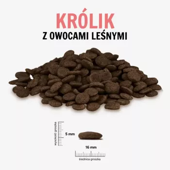 PAKA ZWIERZAKA królik z owocami leśnymi sucha karma dla królików L 1,5 kg